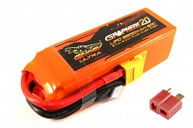 ���������� Dinogy LiPO 14,8� 2200��� 4S 80C 110�35�34�� 258� T-Plug (DLC-4S2200XTU-T)