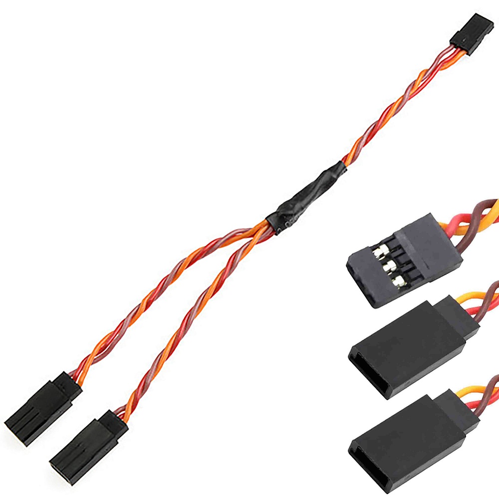 ������������ ����� Y JR 22AWG ����� 30 �� (22AWG-Servo-JR-Y-MMF-30CM)