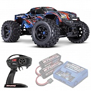 X-MAXX Traxxas Belted 8S VXL TSM 1:5 4WD RTR ������� �� ����� (77096-4-BLUE)