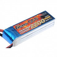 ����������� Gens Ace LiPO 11,1� 2200��� 3S 30C 113,36�34,53�24,83�� 208,2� T-Plug (B-30C-2200-3S1P)