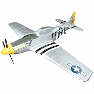 ˳��� Dynam P-51D Mustang Brushless RTF 1200 �� 2,4 ��� (DY8939 RTF)