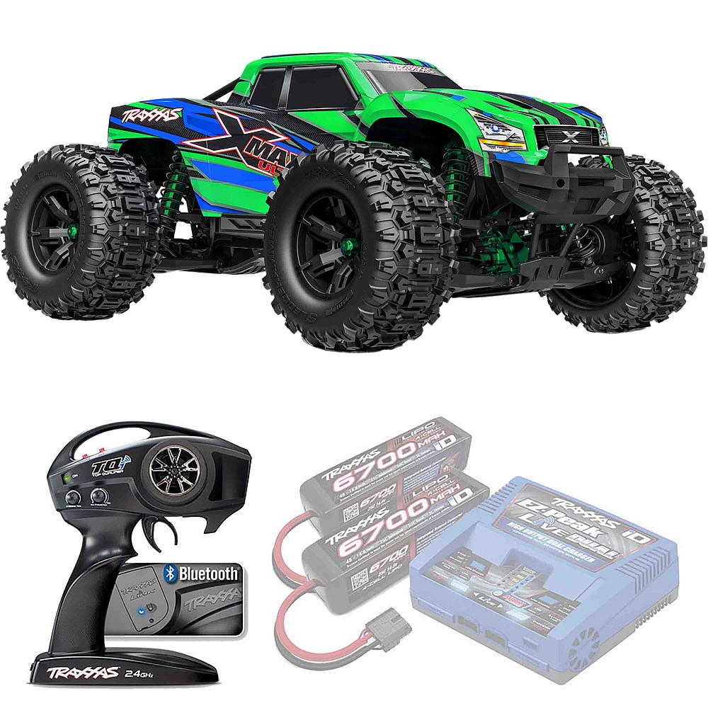 X-MAXX Ultimate Traxxas 8S VXL TSM 1:5 4WD RTR ������� �� ����� (77097-4-GRNX)
