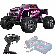 STAMPEDE Traxxas BL-2S HD 1:10 2WD RTR ������� �� ����� (36354-4-PINK)