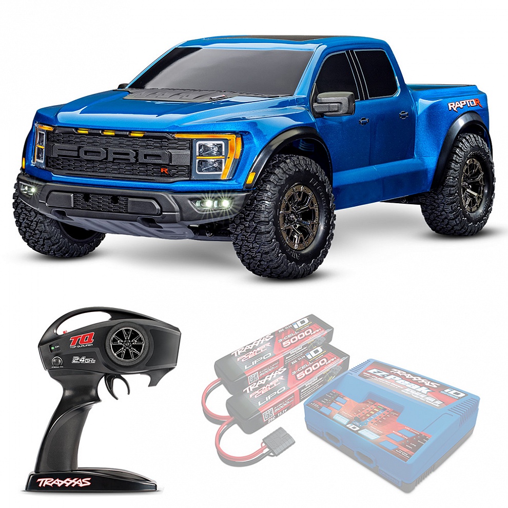 FORD RAPTOR R Traxxas F150 4X4 VXL TSM 1:10 4WD RTR ������� �� ����� (101076-4-BLUE)