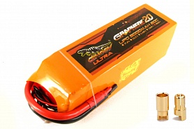 ����������� ��� ���������������� ������ Dinogy G2.0 Li-Pol 5000 ��� 22.2 � 6S Bullet 6mm 80C