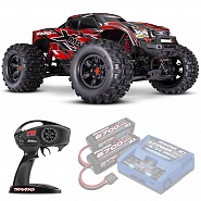 X-MAXX Traxxas Belted 8S VXL TSM 1:5 4WD RTR ������� �� ����� (77096-4-RED)