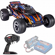 RUSTLER Traxxas BL-2S HD 1:10 2WD RTR ������� �� ����� (37354-4-ORNG)