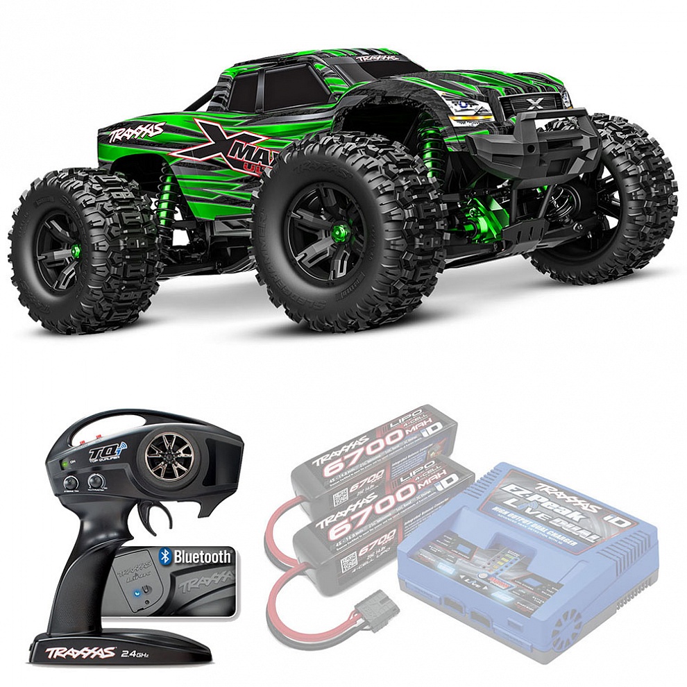 X-MAXX Ultimate Traxxas 8S VXL TSM 1:5 4WD RTR ������� �� ����� (77097-4-GRN)