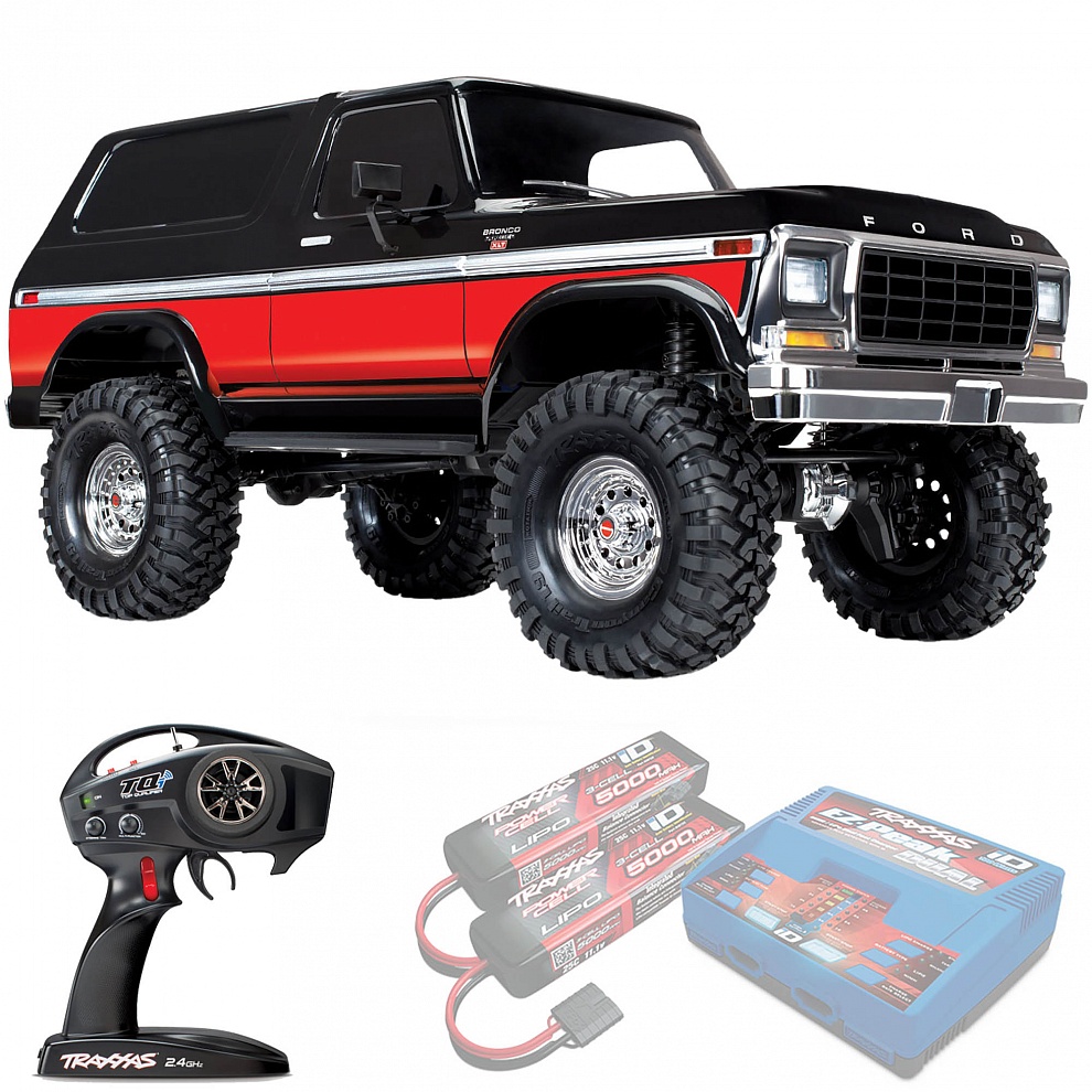FORD BRONCO Traxxas 1979 TRX-4 1:10 4WD RTR ������� �� ����� (82246-4-RED)