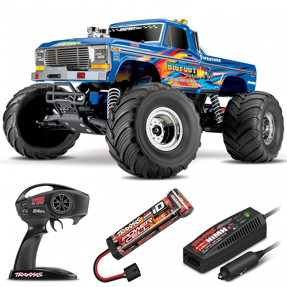 ������� �� ����� ��������� Traxxas Ford XLT F-100 Ranger BIGFOOT 1:10 2WD RTR (36034-1-BLUEX)