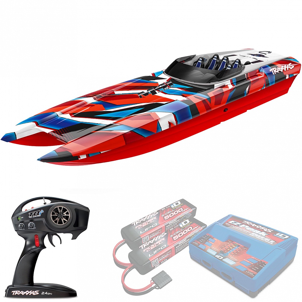 DCB M41 Traxxas Widebody Brushless 40" TSM RTR ��������� �� ����� (57046-4-REDR)