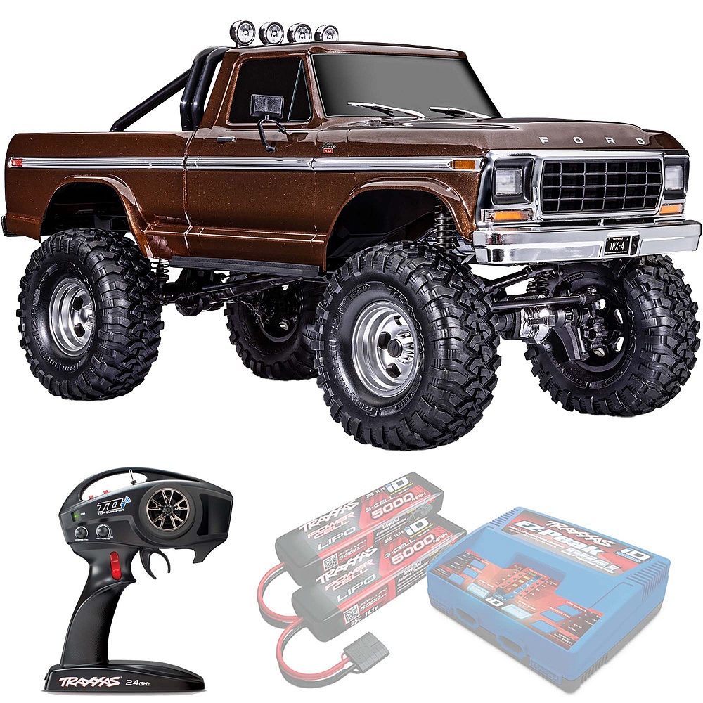 FORD F150 Traxxas 1979 TRX-4 High Trail Edition 1:10 4WD RTR ������� �� ����� (92046-4-BRWN)