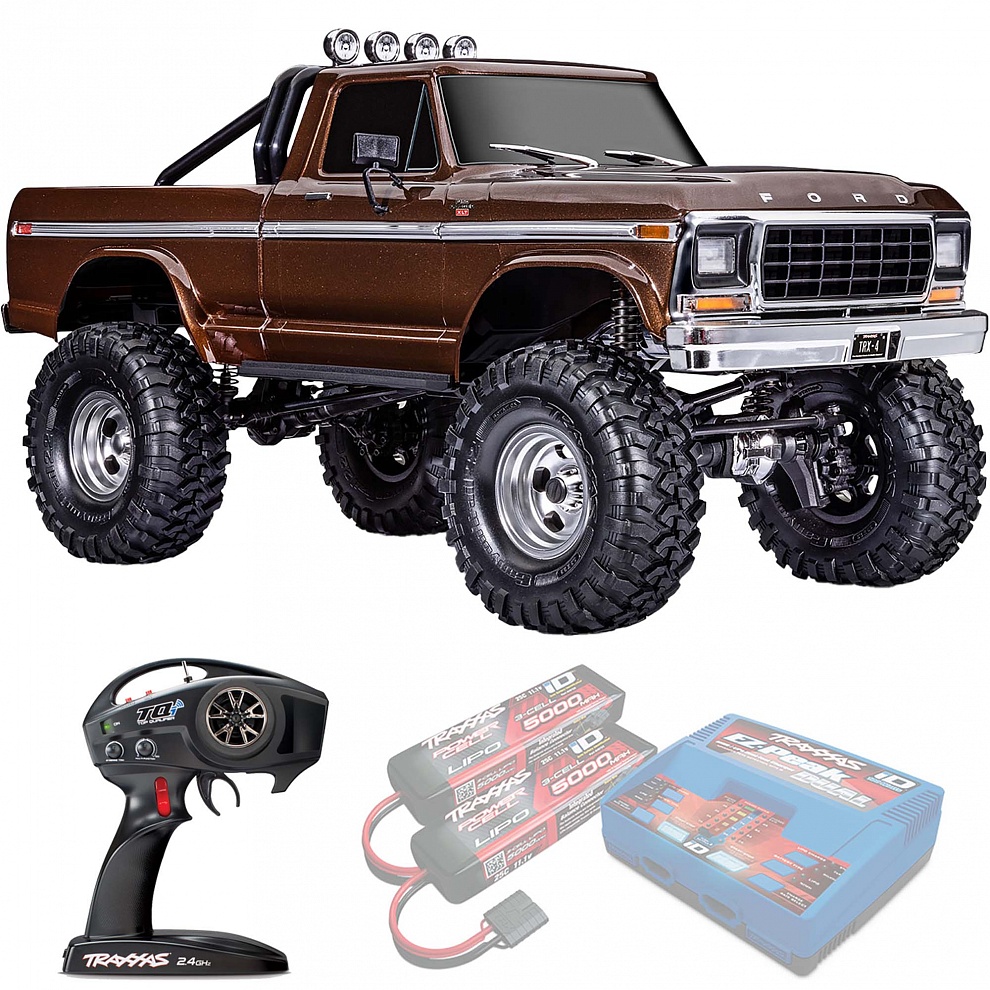 FORD F150 Traxxas 1979 TRX-4 High Trail Edition 1:10 4WD RTR ������� �� ����� (92046-4-BRWN)
