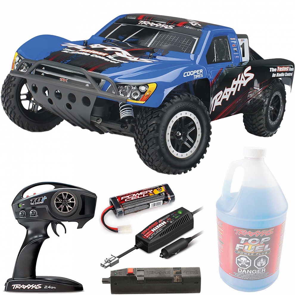 NITRO SLASH Traxxas TSM 1:10 2WD RTR ������� �� ����� (44056-3-BLUE)