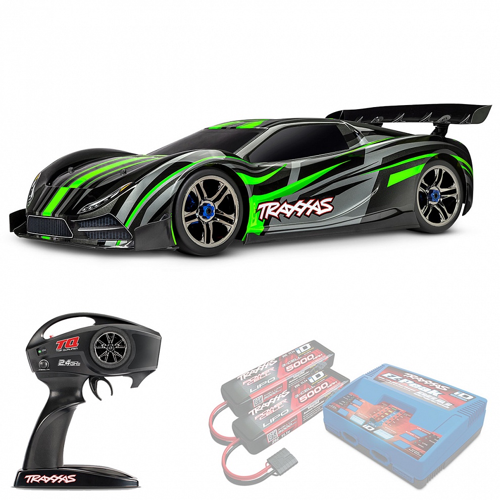 XO-1 Traxxas Brushless TSM 1:7 4WD RTR ������� �� ����� (64077-3-GRN)
