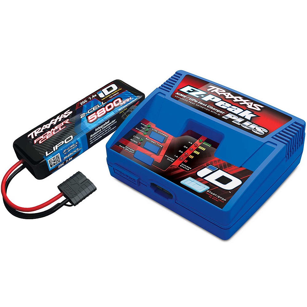2992 Traxxas EZ-Peak Plus iD 2970 + LiPO 7,4� 5800��� 2S 25C 2843X �������� ������� � ������������