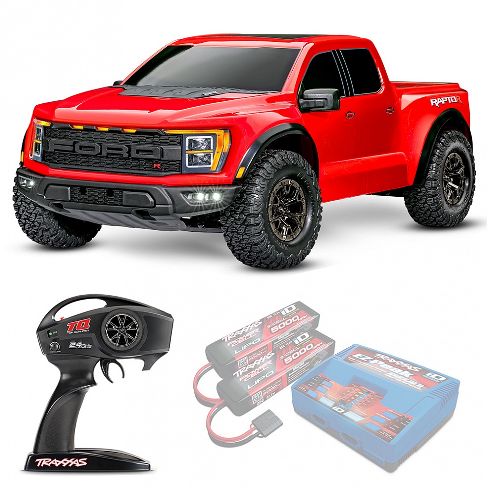 FORD RAPTOR R Traxxas F150 4X4 VXL TSM 1:10 4WD RTR ������� �� ����� (101076-4-RED)