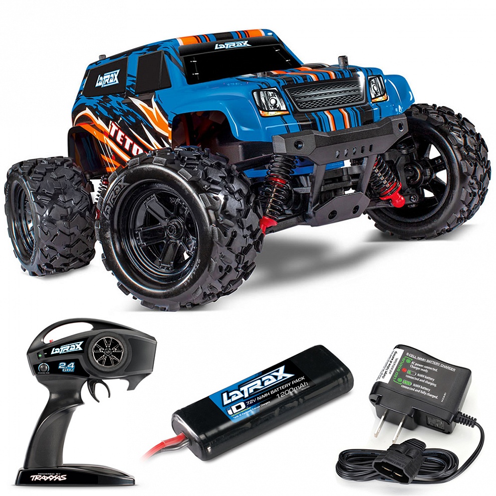 LATRAX TETON Traxxas 1:18 4WD RTR ������� �� ����� (76054-5-BLUEX)