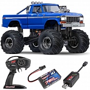 FORD F150 Traxxas 1979 TRX-4MT Monster Truck 1:18 4WD RTR ������� �� ����� (98044-1-BLUE)