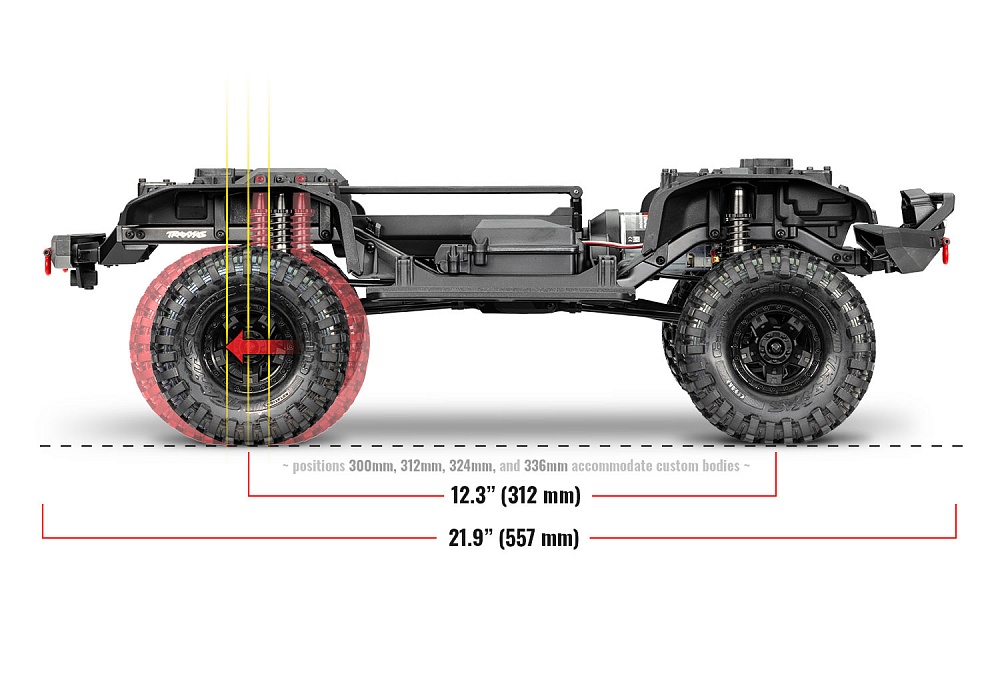 82224-4-TRX-4-Sport-CLIPLESS-Chassis-Wheelbase