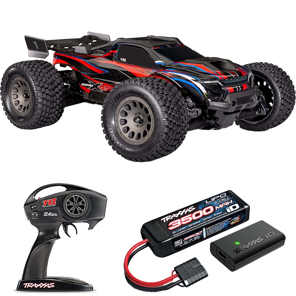 MINI XRT Traxxas VXL TSM 1:16 4WD RTR ������� �� ����� (108076-1-RED)