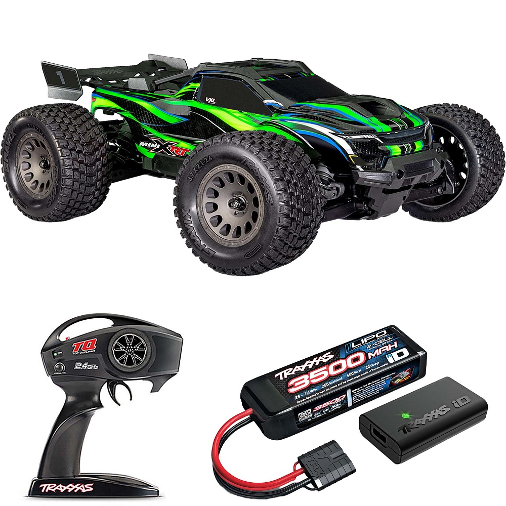 MINI XRT Traxxas VXL TSM 1:16 4WD RTR ������� �� ����� (108076-1-GRN)
