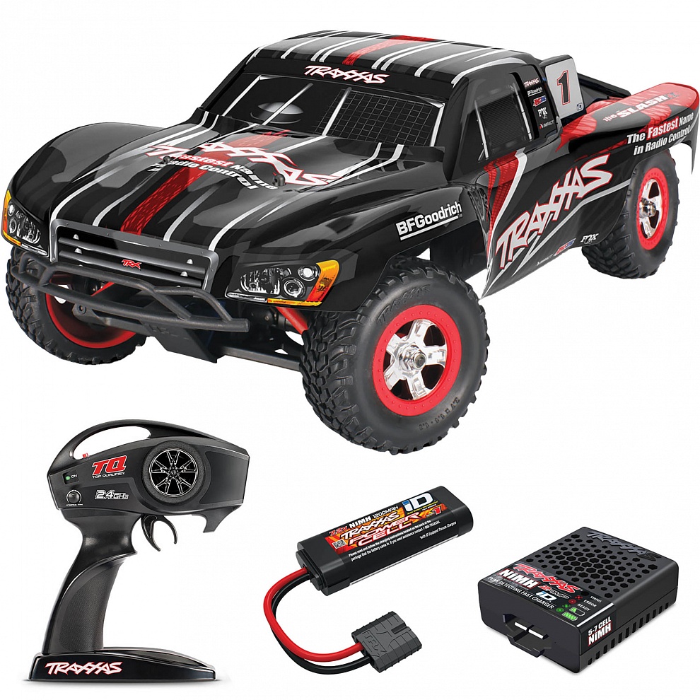 SLASH 4X4 Traxxas 1:16 4WD RTR ������� �� ����� (70054-8-BLK)