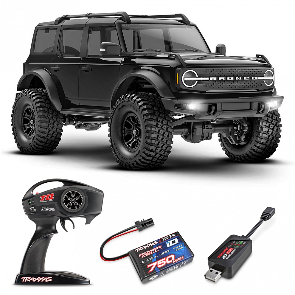 FORD BRONCO Traxxas 2021 TRX-4M 1:18 4WD RTR ������� �� ����� (97074-1-BLK)
