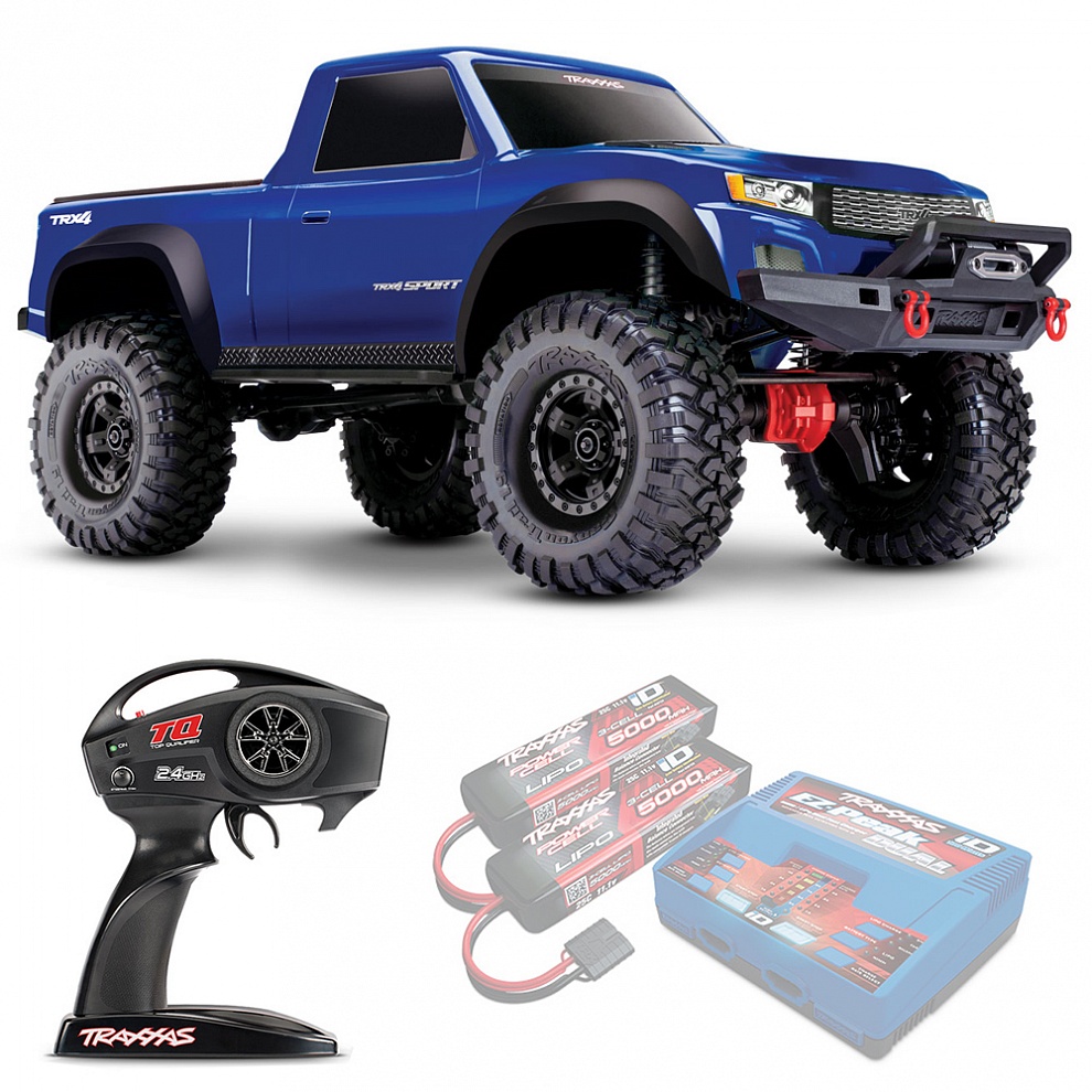 TRX-4 SPORT Traxxas 1:10 4WD RTR ������� �� ����� (82224-4-BLUE)