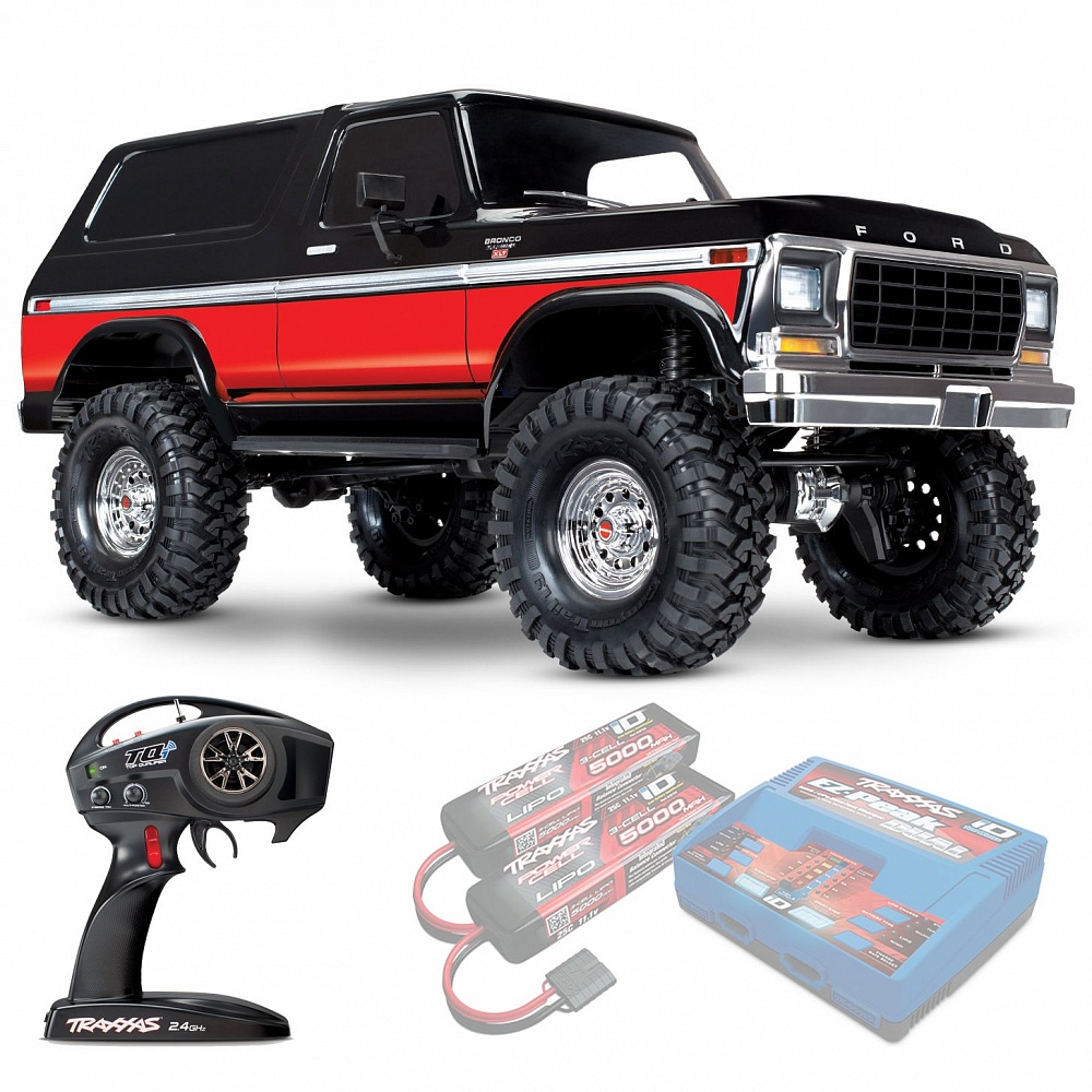 FORD BRONCO Traxxas 1979 TRX-4 1:10 4WD RTR ������� �� ����� (82046-4-RED)