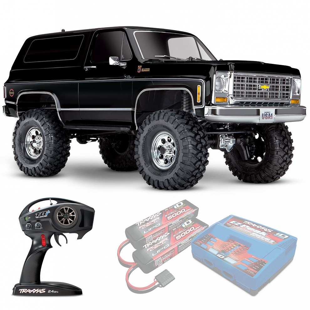 CHEVROLET K5 Blazer Traxxas 1979 TRX-4 1:10 4WD RTR ������� �� ����� (82076-4-BLK)