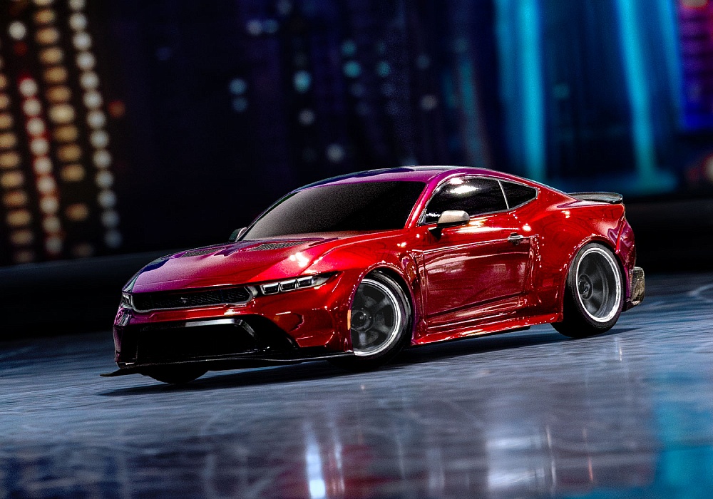 105237-4-4-Tec-DRIFT-Mustang-Action-RED-Indoor-1653