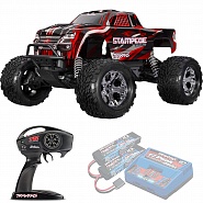 STAMPEDE Traxxas BL-2S HD 1:10 2WD RTR ������� �� ����� (36354-4-RED)