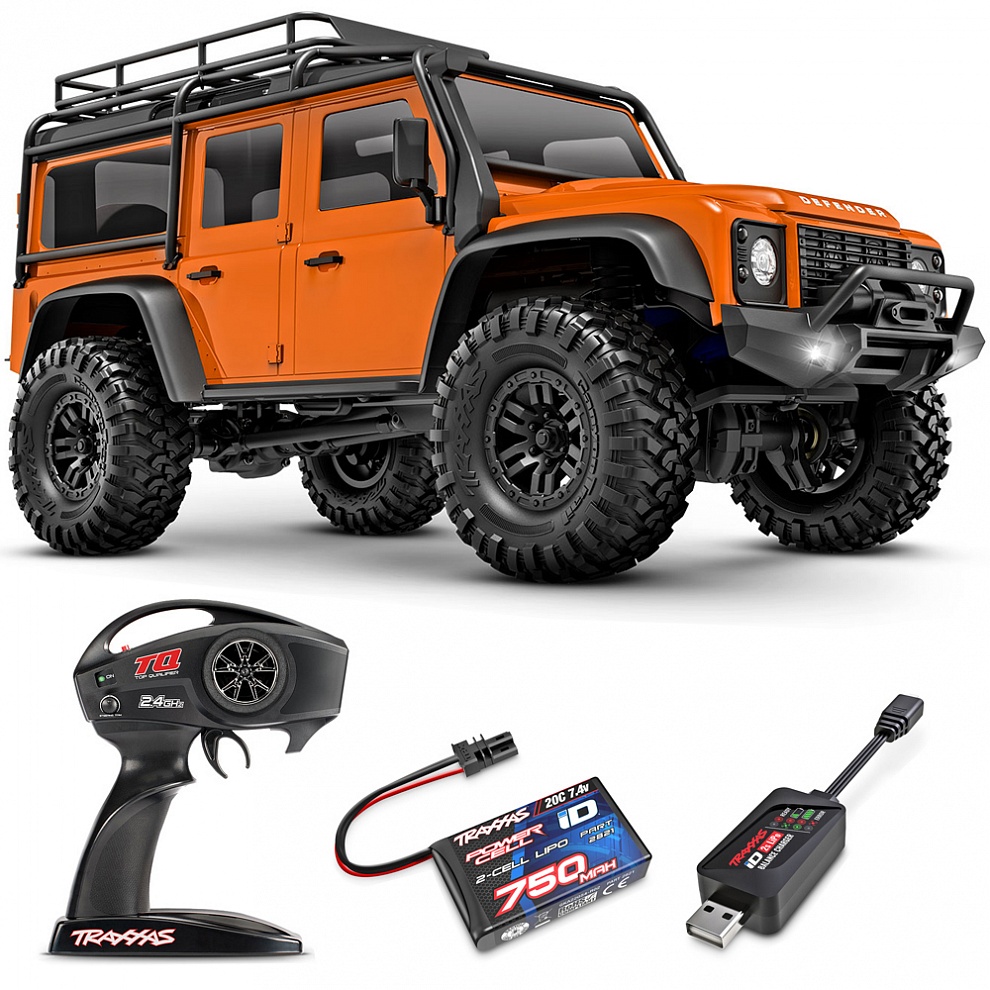 LAND ROVER DEFENDER Traxxas TRX-4M 1:18 4WD RTR ������� �� ����� (97054-1-ORNG)
