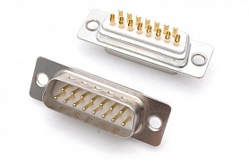 50 �� - ��������� DB15 2u Gold RS232 COM-���� Male