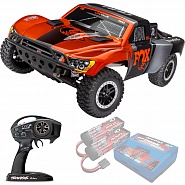 SLASH VXL Traxxas TSM 1:10 2WD RTR ������� �� ����� (58376-74-FOX)