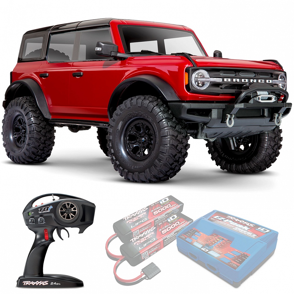 FORD BRONCO Traxxas 2021 TRX-4 1:10 4WD RTR ������� �� ����� (92076-4-RED)