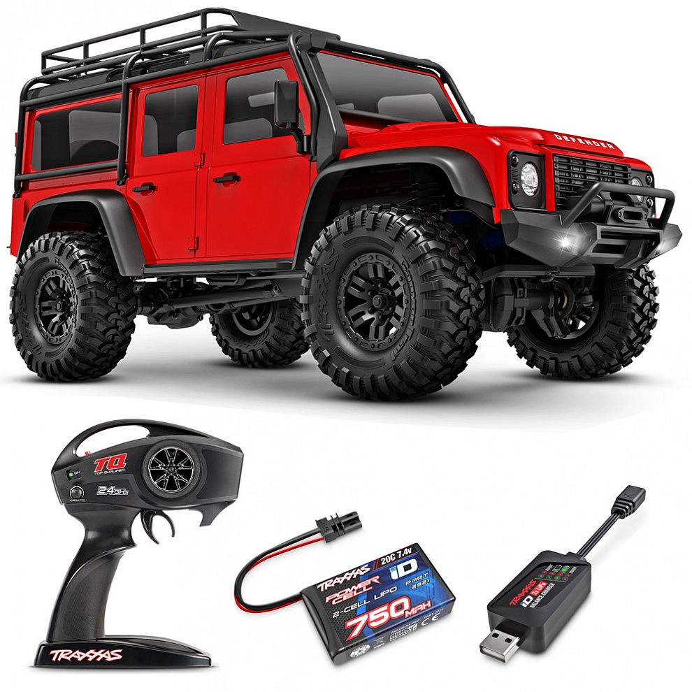 LAND ROVER DEFENDER Traxxas TRX-4M 1:18 4WD RTR ������� �� ����� (97054-1-RED)