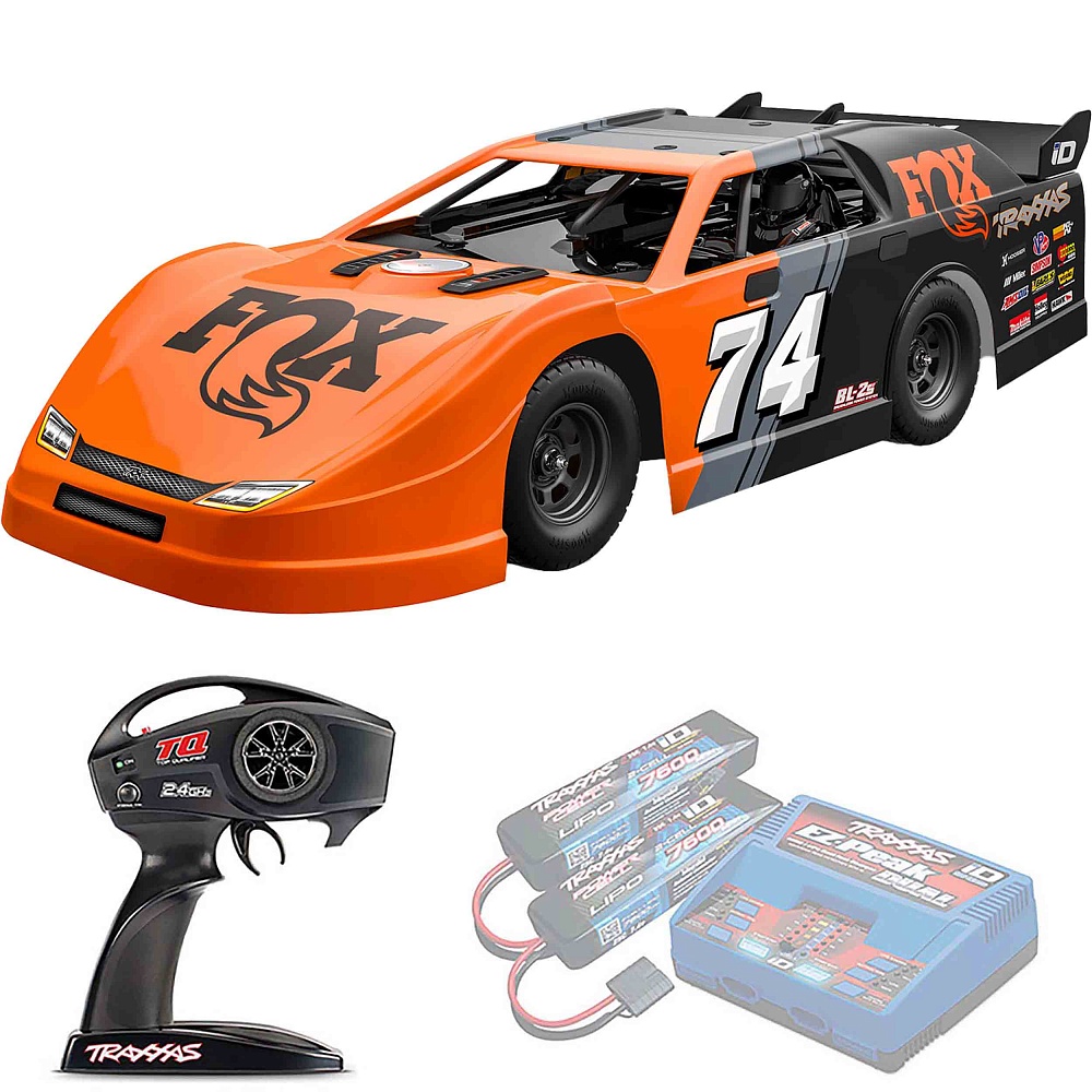 SLASH Late Model Traxxas BL-2s 1:10 2WD RTR ������� �� ����� (104364-74-FOX)
