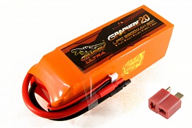 ����������� ��� ���������������� ������ Dinogy G2.0 Li-Pol 3300 ��� 22.2 � 6S T-Plug 80C