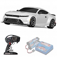 FORD MUSTANG Traxxas 4-Tec Drift TSM Wireless 1:10 2WD RTR ������� �� ����� (105237-4-WHT)