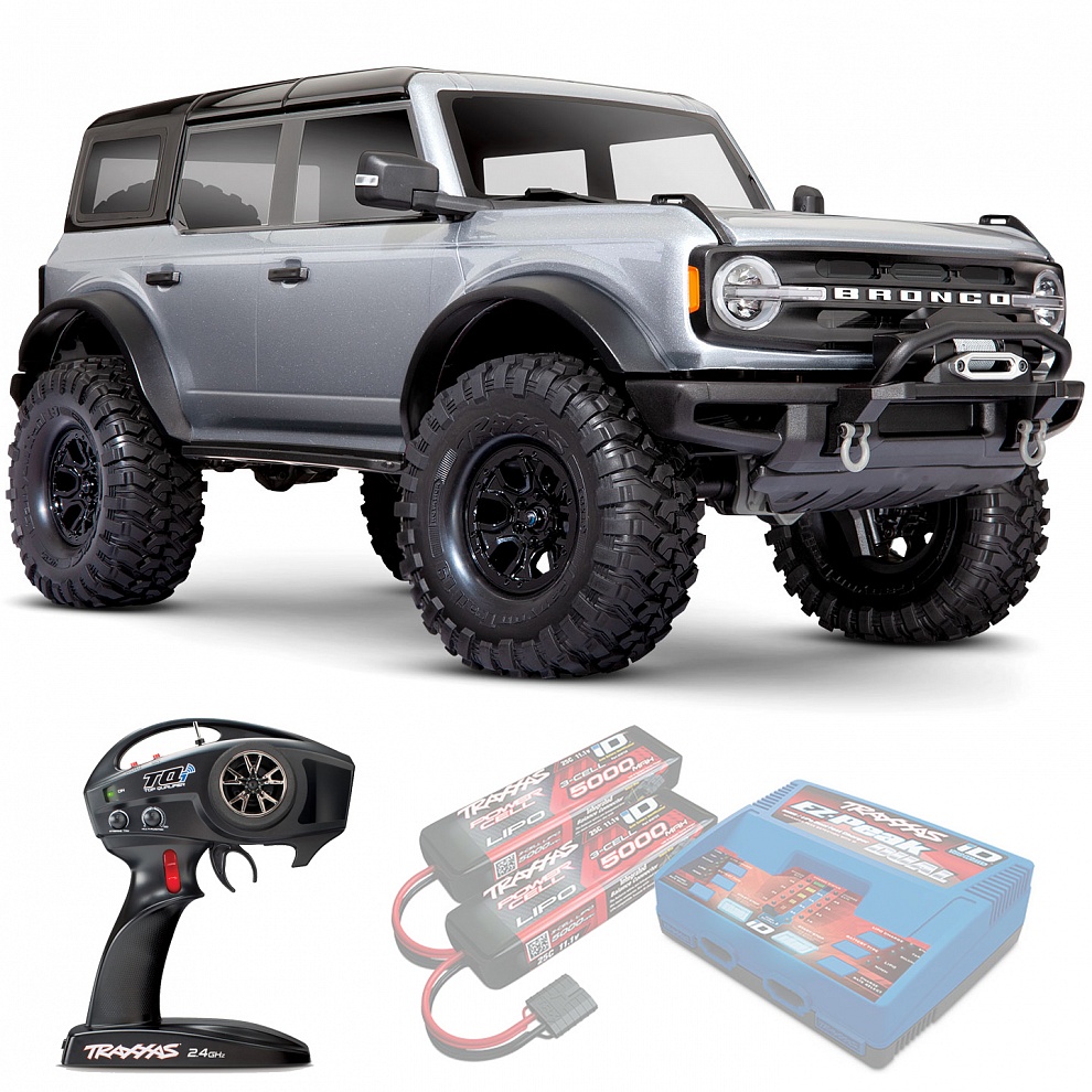 FORD BRONCO Traxxas 2021 TRX-4 1:10 4WD RTR ������� �� ����� (92076-4-SLVR)