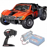 SLASH 4X4 Traxxas BL-2S 1:10 4WD RTR ������� �� ����� (68154-4-FOX)