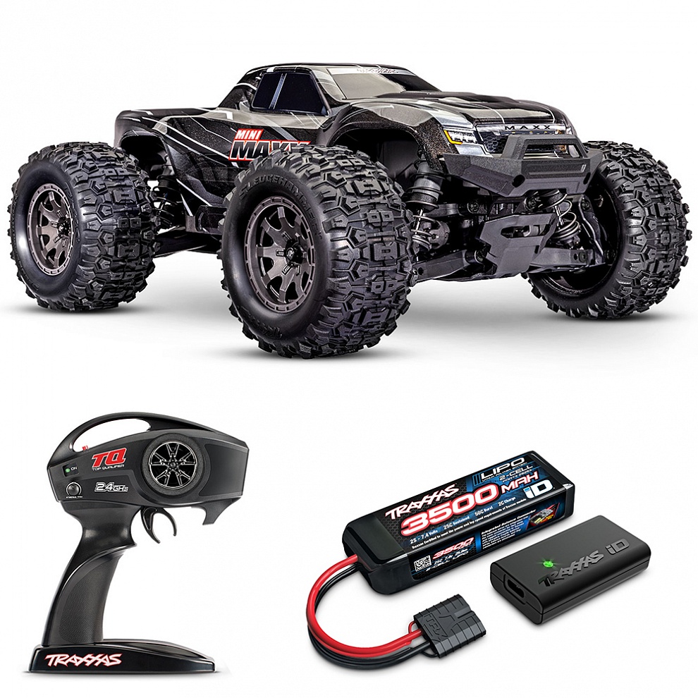 MINI MAXX Traxxas BL-2s 1:16 4WD RTR ������� �� ����� (107154-1-BLK)
